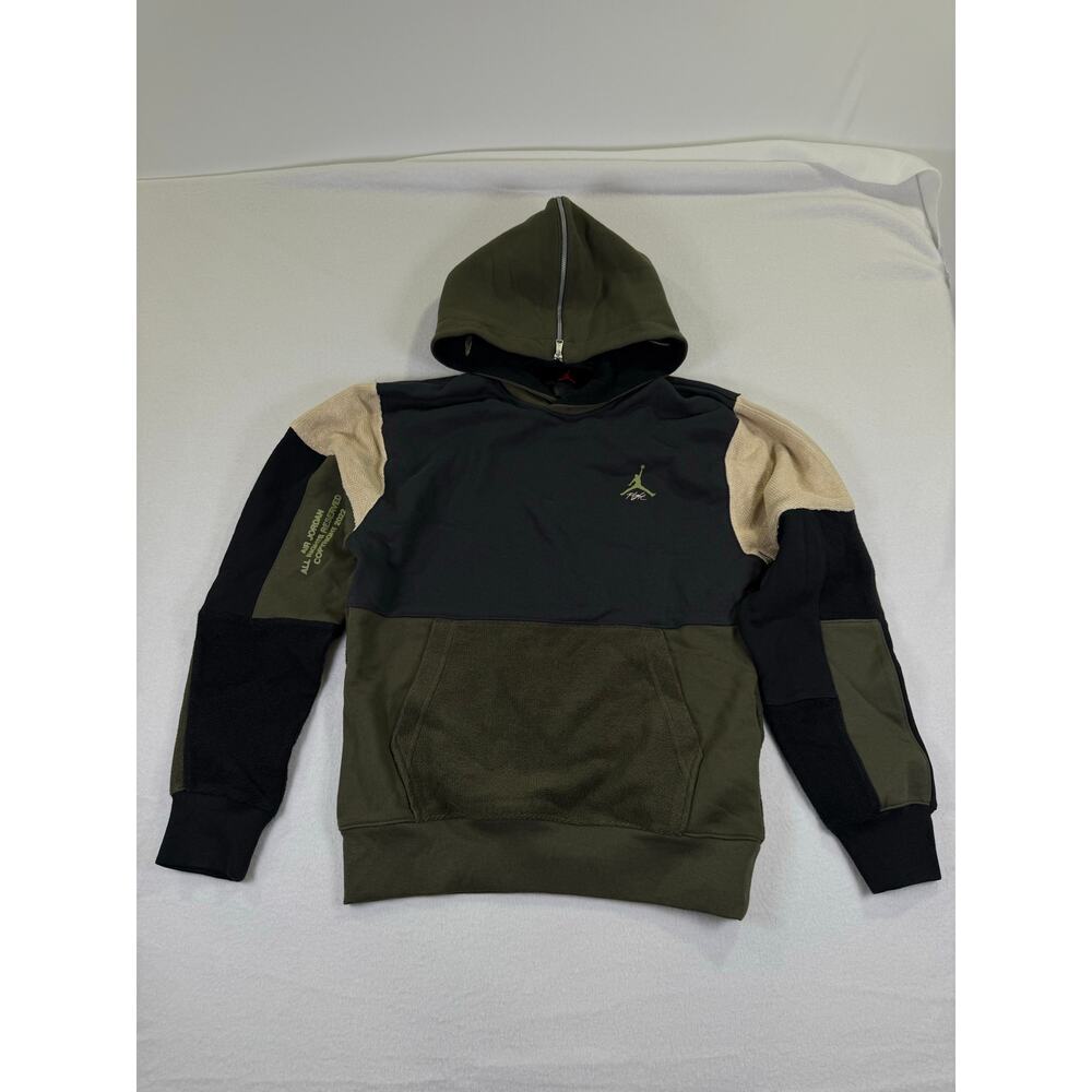 Air Jordan All Rights Reserved Copyright 2022 Flight Hoodie Zipper Green Size XS